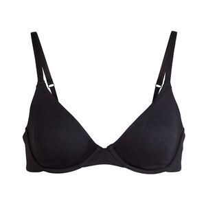 Skims Cotton Jersey T-shirt Bra Soot 38A